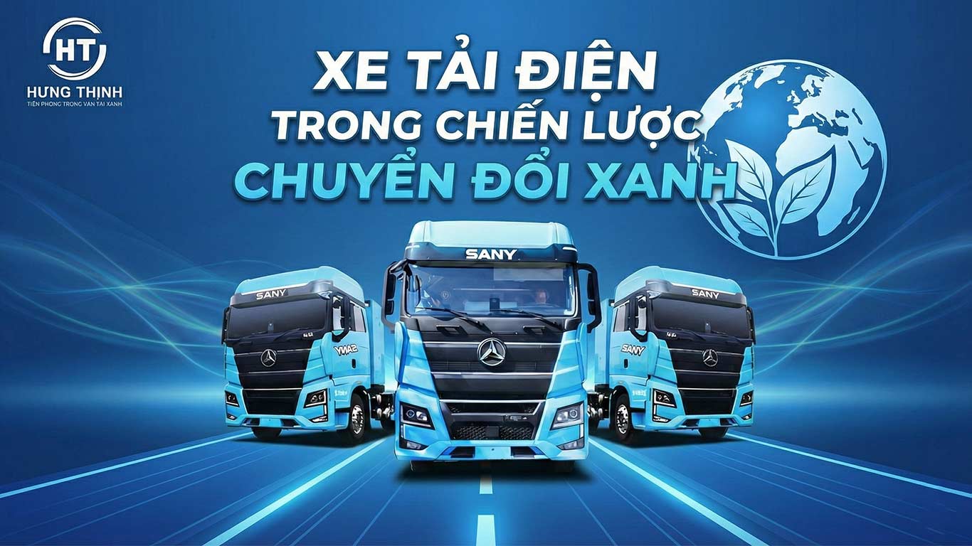Xe tải điện trong chiến lược chuyển đổi xanh của doanh nghiệp