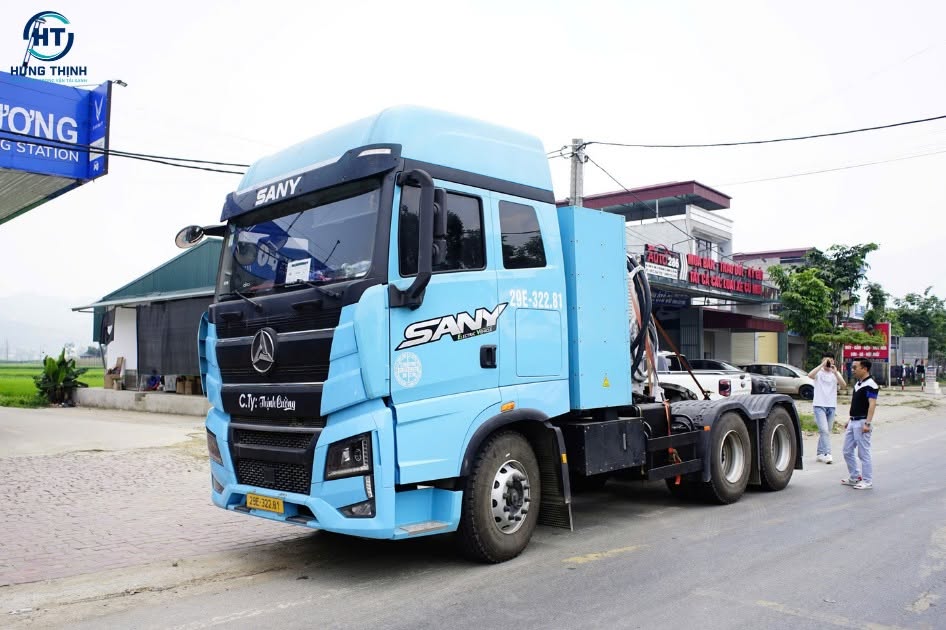 xe-dau-keo-dien-sany-van-hanh-truc-tiep-tren-duong