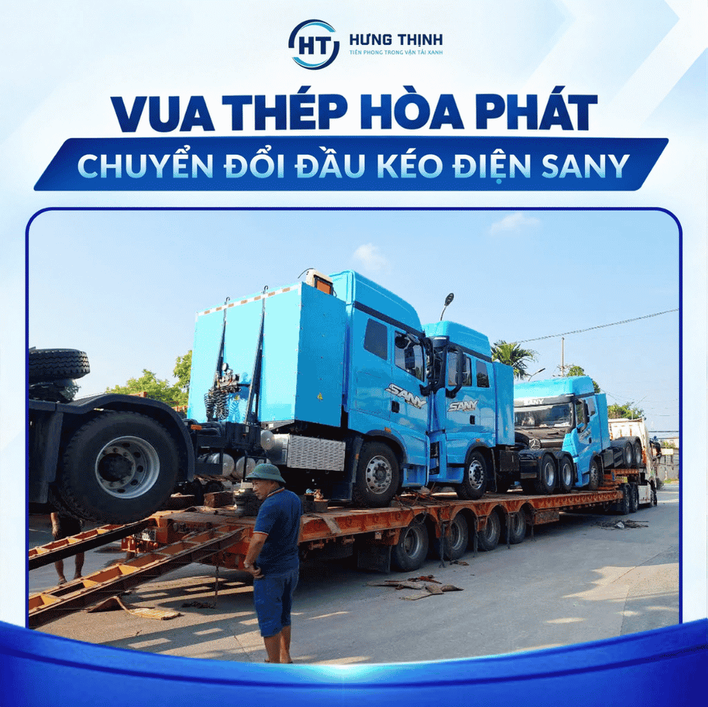 Vận chuyển đầu kéo điện SANY
